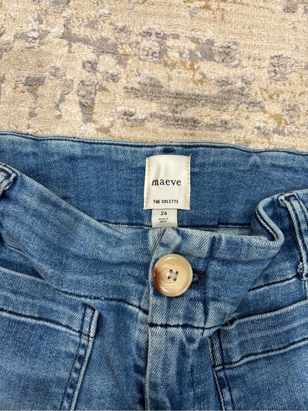 Maeve Colette Wide Leg Crop Jeans - Picture 4 of 7